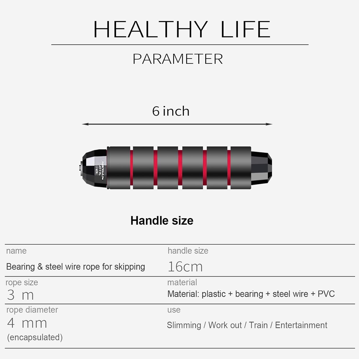 Skipping Rope with Ball Bearin - Speed Skipping Rope ulasan dan harga