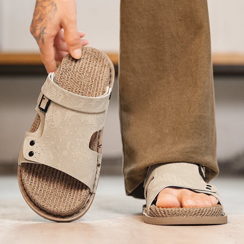 Men's slide casual Sandals sum - Outdoor Sports Leisure ulasan dan harga