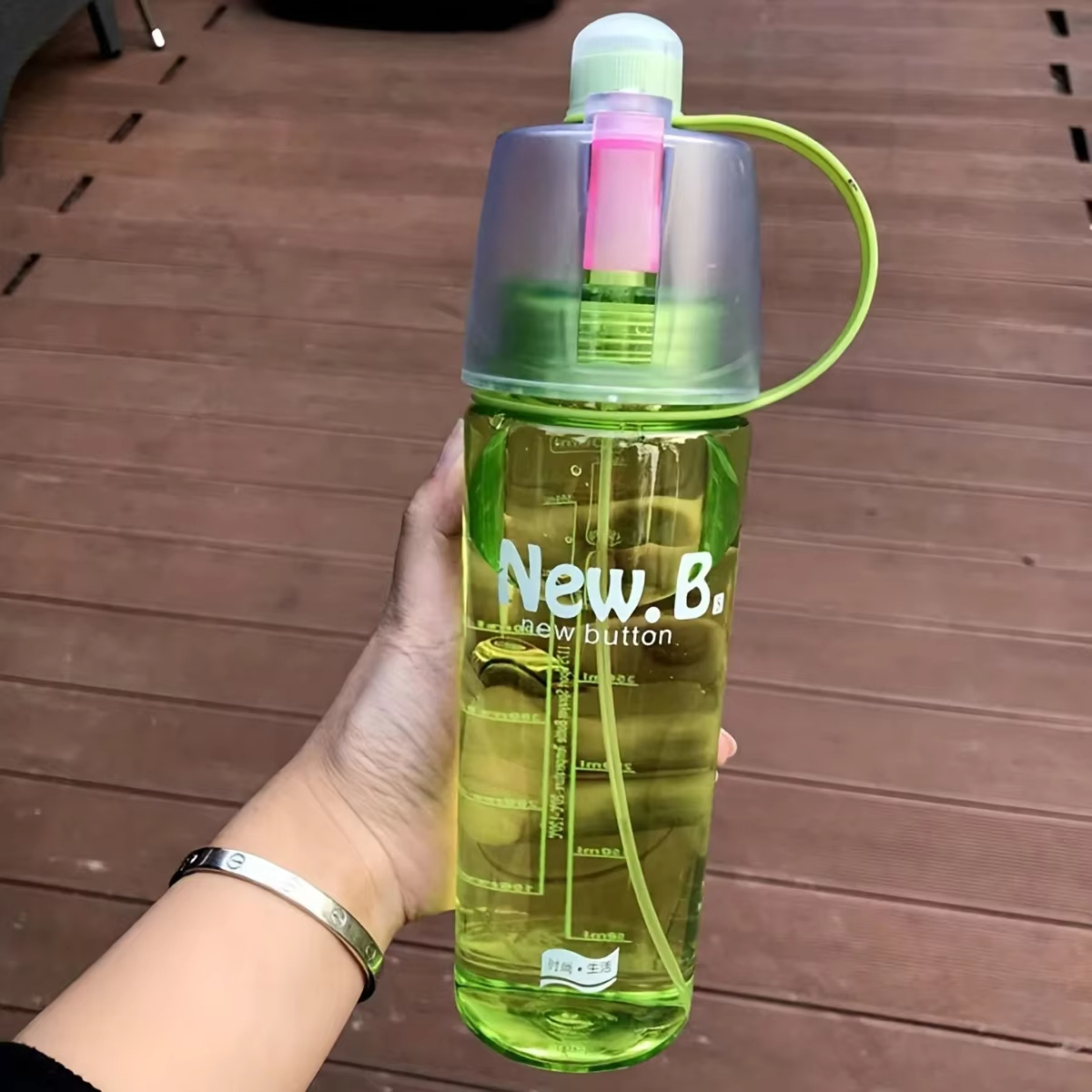 1/2/4pcs 600ml Sports Water Bo - Outdoor Sport Glass Water Bottle ulasan dan harga