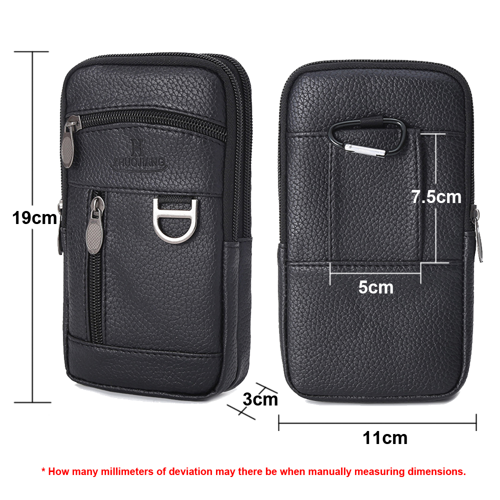 Men Waist Bag Mobile Phone Bag - Outdoor Sports Leisure ulasan dan harga