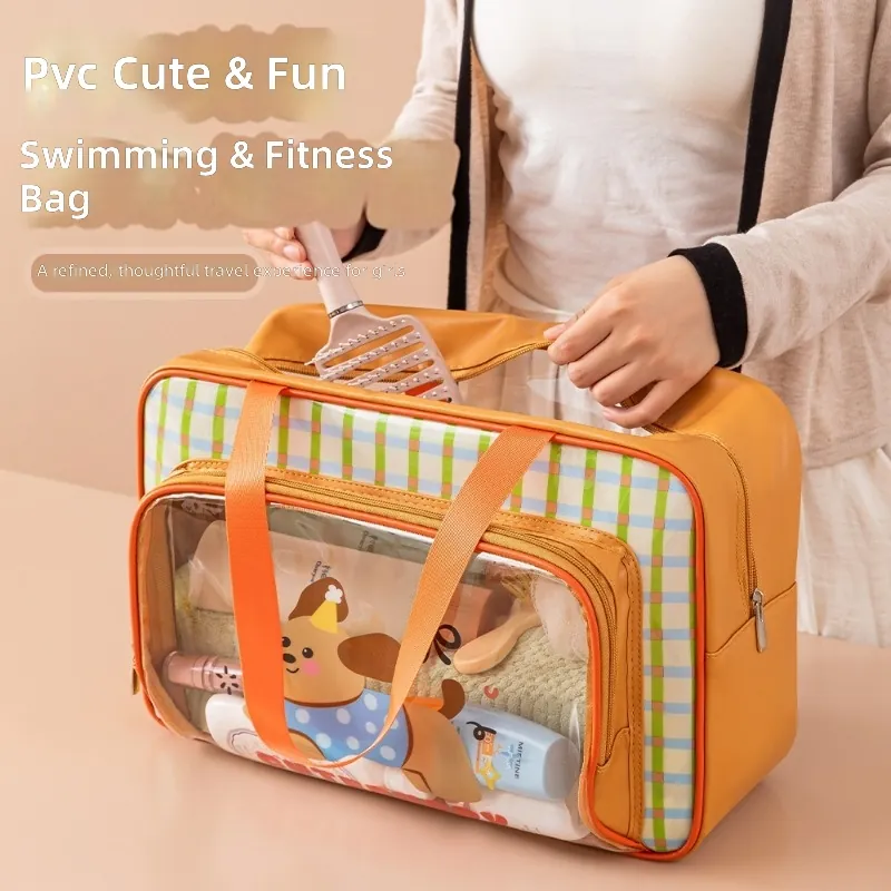 Cute PVC Waterproof Dry Wet Se - Outdoor Sport Bag ulasan dan harga
