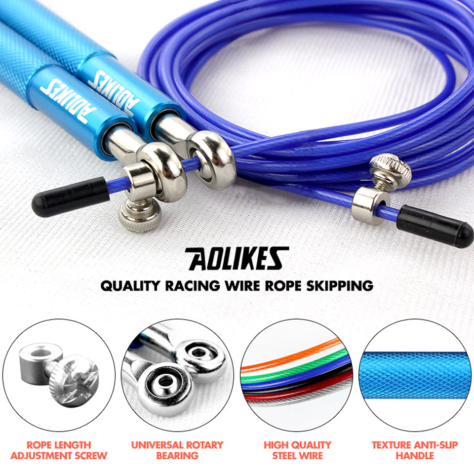 AOLIKES 1PCS Crossfit Speed Ju - Speed Skipping Rope ulasan dan harga