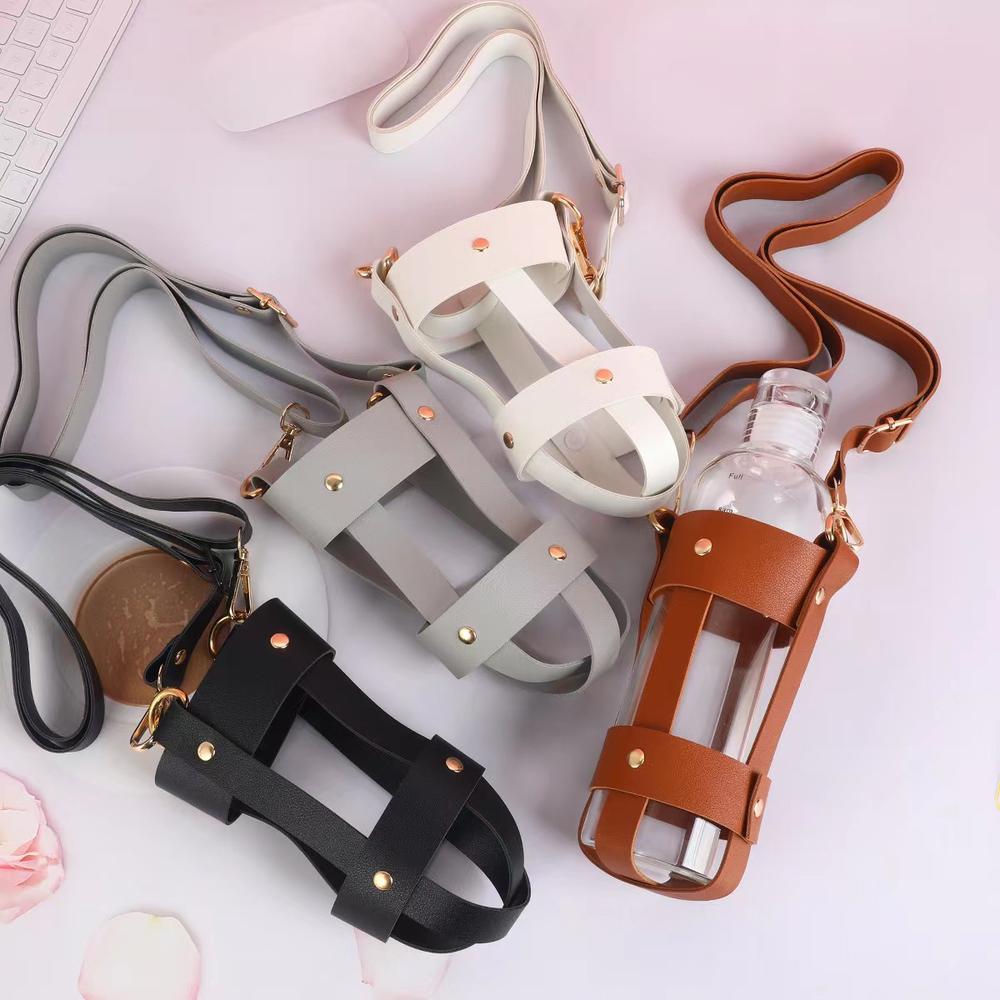 Outdoor PU Sport Bottle Cover  - Outdoor Sport Glass Water Bottle ulasan dan harga